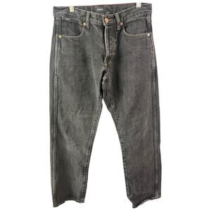 RVCA New Dawn Fit dark wash denim jeans button fly size 28 waist 31"